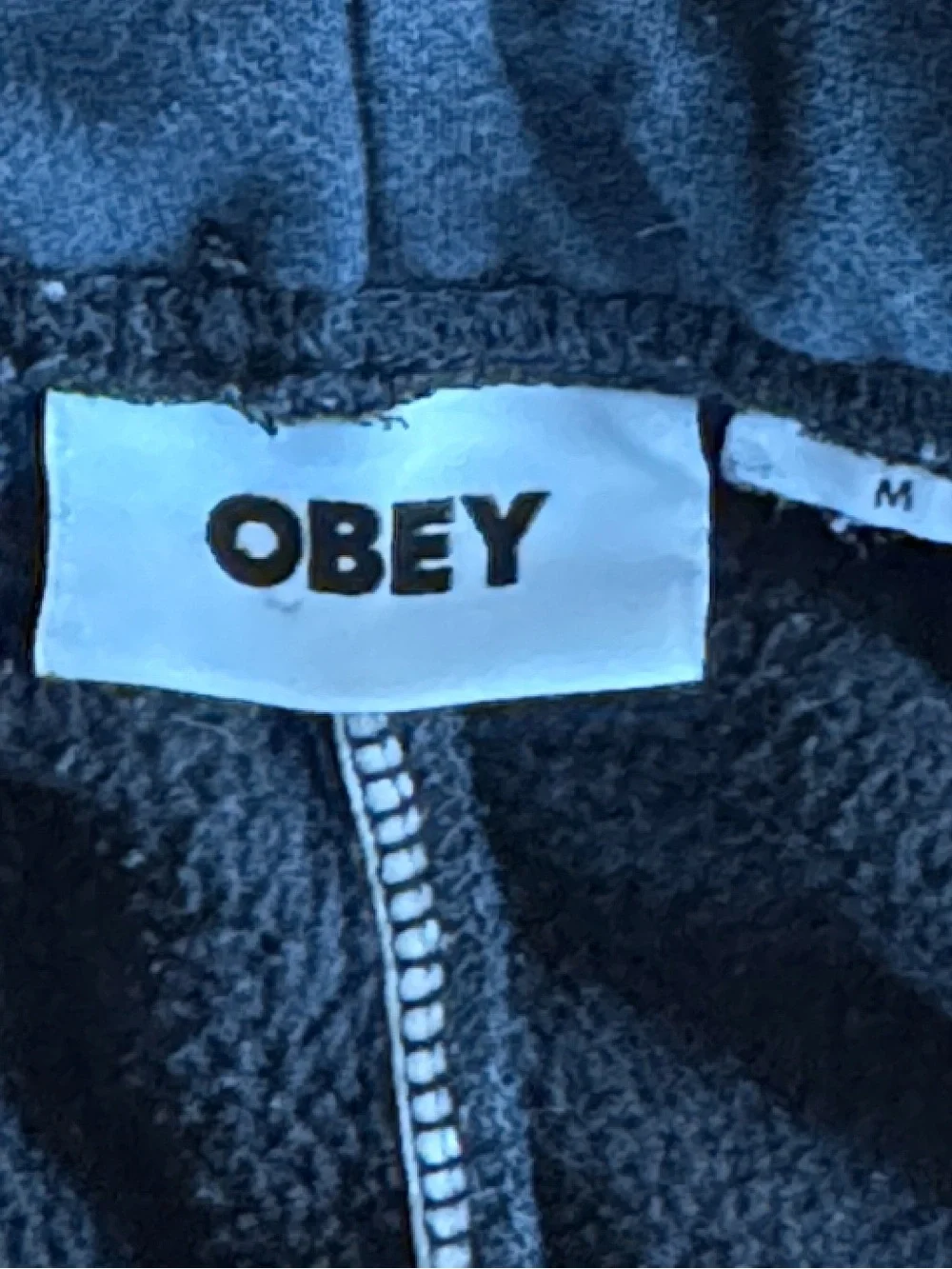 OBEY ANTI HATE UNISEX GRAPHIC JOGGER SWEATPANTS BLACK STREETWEAR PUNK GRUNGE